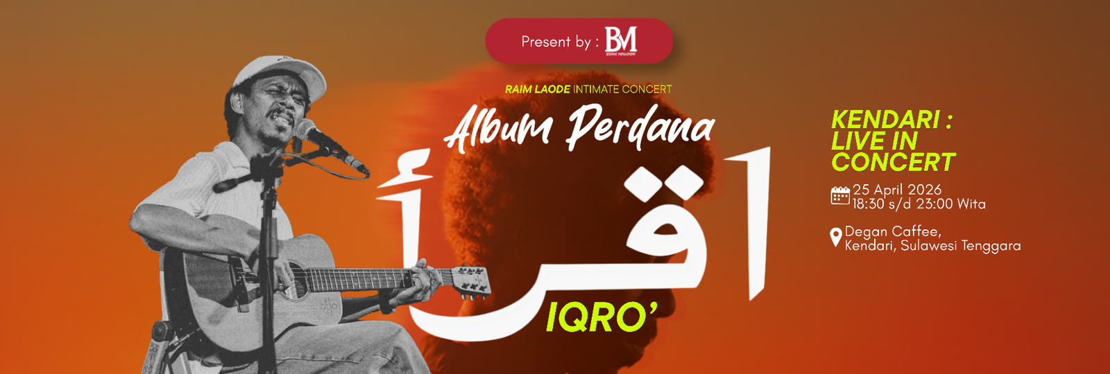 Raim Laode: IQRO’ Intimate Concert
